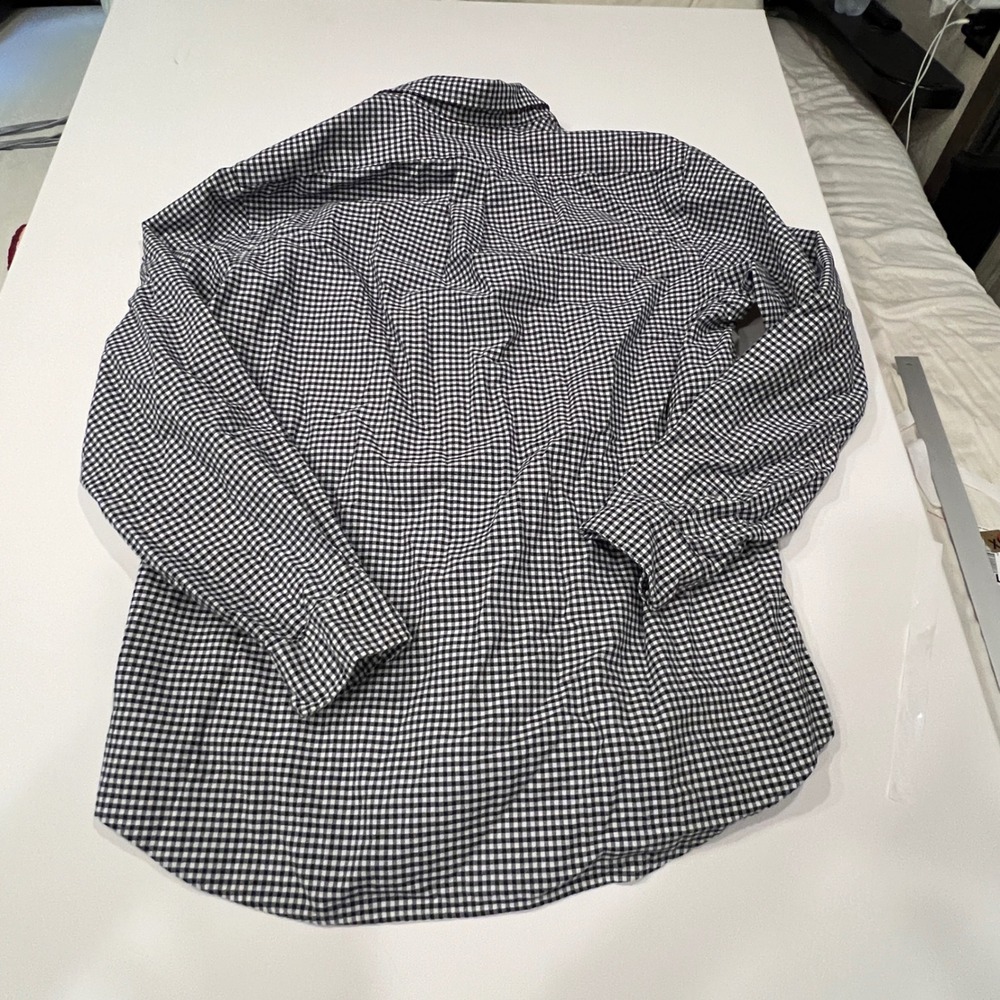Polo Ralph Lauren Mens XL Classic Fit Black White Gingham Button Down Shirt - Picture 5 of 7